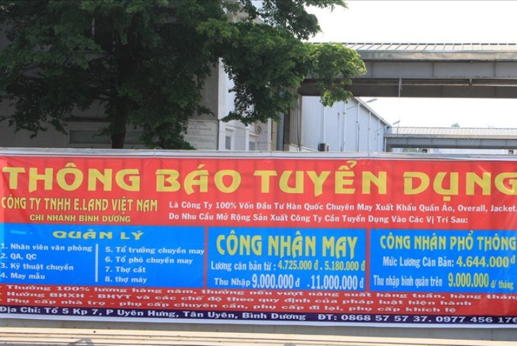 Doanh nghiệp ở Bình Dương ‘khát’ lao động sau dịch COVID-19