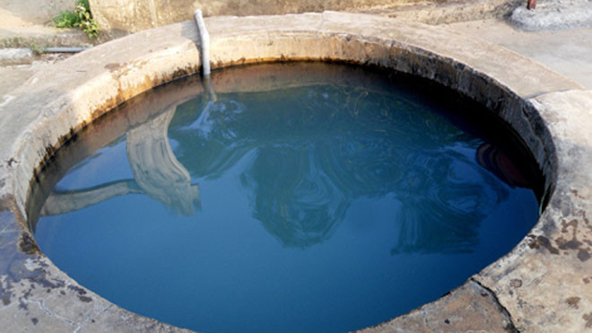 Giếng Tanh, biểu tượng di tích lịch sử văn hóa của làng.