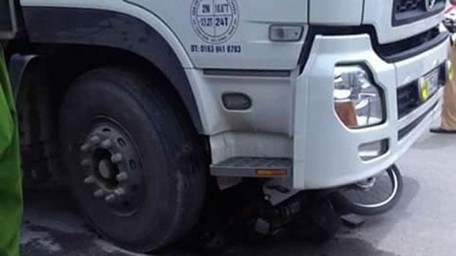 Hiện trường vụ tai nạn.