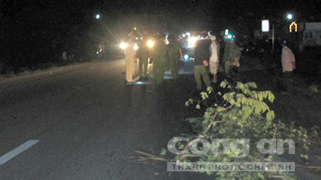 Hiện trường vụ tai nạn - Ảnh: Sự Luân