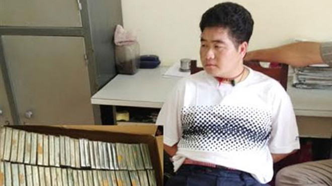 Tàng “Keangnam” và tang vật vụ án.