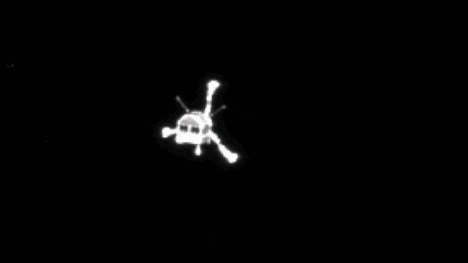 Những hình ảnh cuối cùng về robot Philae tháng 11/2014. Ảnh: ESA
