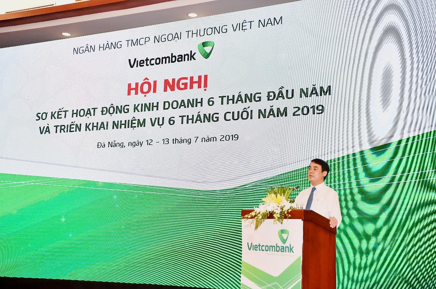 Ông Nghiêm Xuân Thành - Ủy viên BCH Đảng bộ Khối DNTW, Bí thư Đảng ủy, Chủ tịch HĐQT phát biểu khai mạc Hội nghị