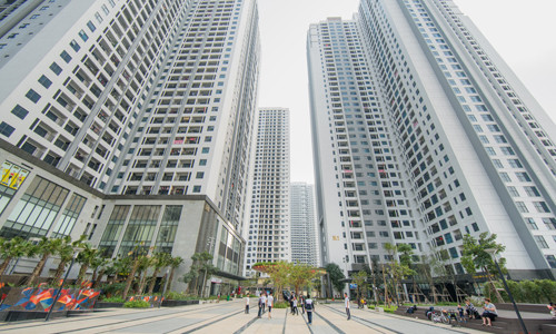 Các chung cư cao cấp là sự lựa chọn của giới trung lưu và người nước ngoài tại Việt Nam