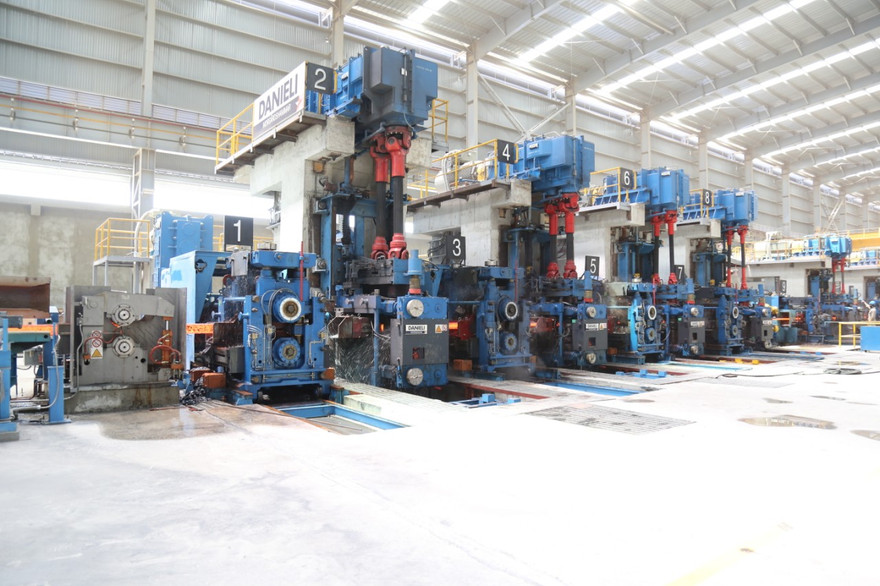 Dây chuyền sản xuất thép xây dựng của Hòa Phát