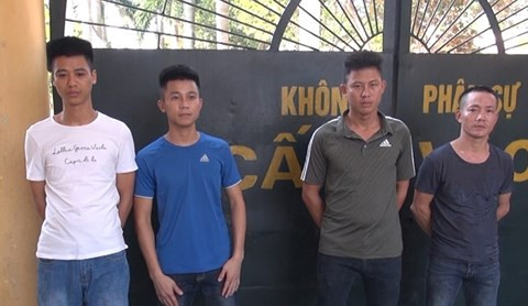 Các đối tượng bị khởi tố