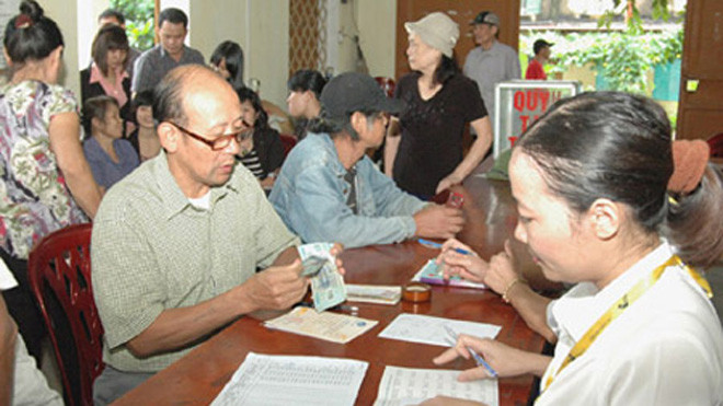 Người có lương hưu cao được tăng thêm 800.000 đồng