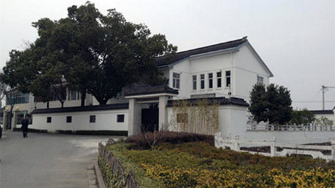 Căn biệt thự của gia tộc Chu Vĩnh Khang tại quê nhà, thôn Tây Tiền Đầu. Ảnh: Xinhua