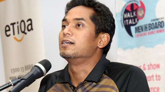 Bộ trưởng Bộ Thanh niên và Thể thao Malaysia Khairy Jamaluddin
