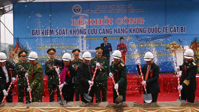 Khởi công Đài kiểm soát không lưu Cát Bi