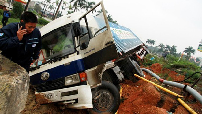 Hiện trường vụ tai nạn