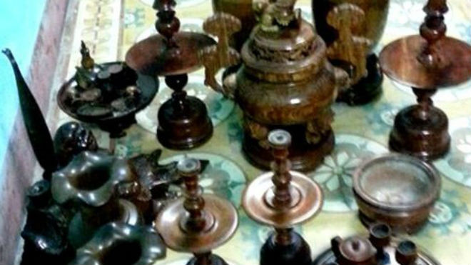 Tang vật vụ án do Công an H.Bố Trạch thu hồi được - Ảnh: Thanh Niên