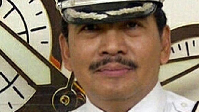 Bức ảnh của ông Iriyanto Pernah Jadi, cơ trưởng chuyến bay AirAsia QZ8501 được cháu gái ông chia sẻ trên mạng xã hội.