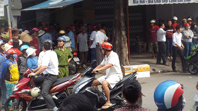 Hiện trường vụ việc.