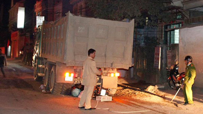 Hiện trường vụ tai nạn 