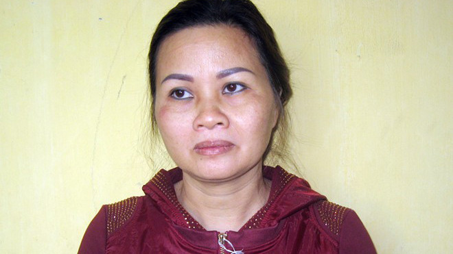 Lan bị tạm giữ điều tra hành vi mua bán ma túy. Ảnh: Việt Đức. 