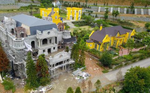 Một công trình xây dựng tại thôn Minh Tân, xã Minh Trí.