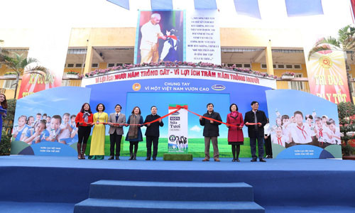 Sau hơn 2 tháng Chương trình Sữa học đường của Hà Nội chính thức triển khai tại các trường mầm non, tiểu học, trên địa bàn thành phố Hà Nội đã có trên 87% học sinh đăng ký