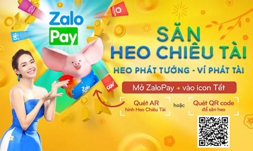 Zalopay tăng trưởng 400% sau chương trình tết Kỷ Hợi 