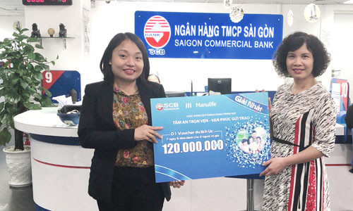 SCB trao tặng những chuyến du lịch giá trị cho khách hàng 