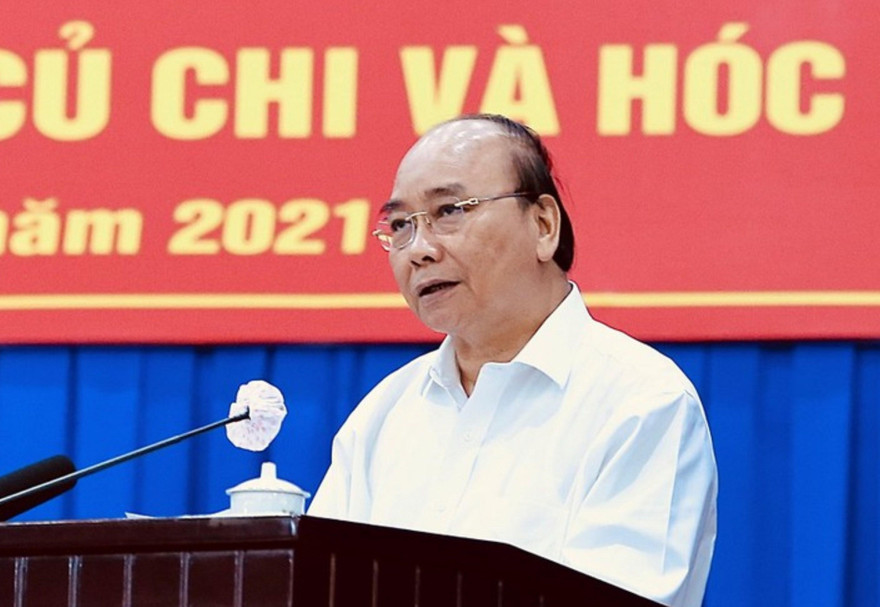 Chủ tịch nước Nguyễn Xuân Phúc trình bày chương trình hành động vào sáng 14/5