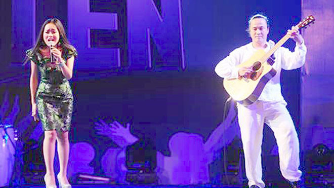 Nhạc sĩ Lê Minh Sơn và ca sĩ Hoàng Quyên