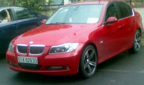 Chiếc xe nghi vấn dùng biển số giả