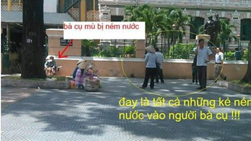 Xôn xao cụ bà mù bị ngược đãi giữa Sài Gòn