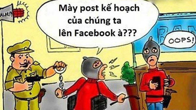 Đừng nghĩ facebook là cuốn nhật ký riêng tư của bạn. Ảnh: minh họa