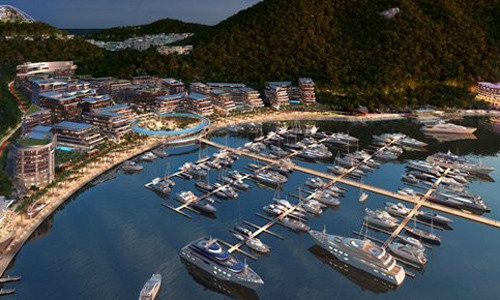 Phối cảnh dự án 2,5 tỷ USD của Rose Rock tại Tuy Hòa, Phú Yên. Ảnh: VnExpress