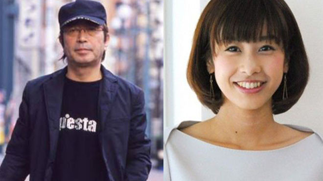 Ken Shimura và người đẹp Kato Ayako.