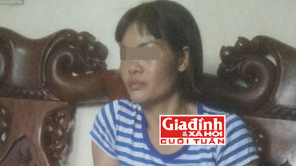 Chị Định tâm sự với người viết. Ảnh TG