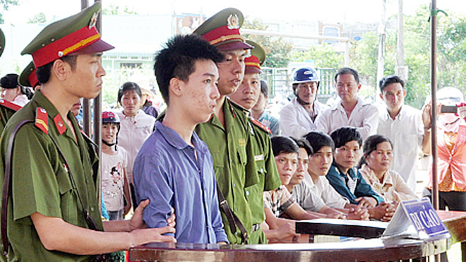 Bị cáo Trần Văn Minh tại tòa.