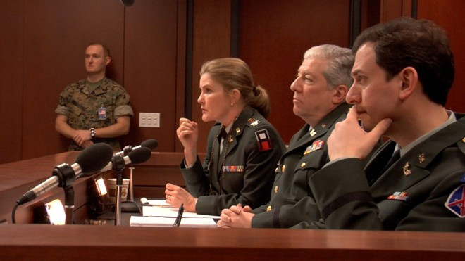 Một phiên tòa xét xử quân nhân phạm tội. Ảnh: Academics