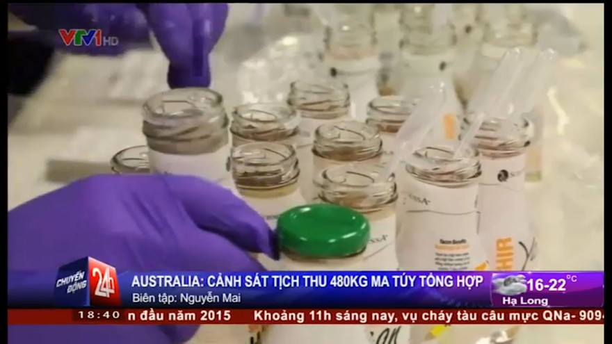 Giấu 480kg ma túy tổng hợp trong lô nước ngọt