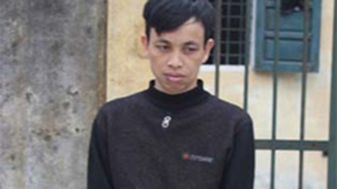 Lê Chí Hà tại cơ quan điều tra. Ảnh: Hải Bình.