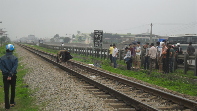 Hiện trường xảy ra vụ tai nạn. Ảnh: Phạm Nhài