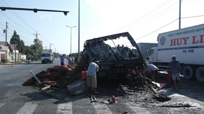 Hiện trường vụ cháy