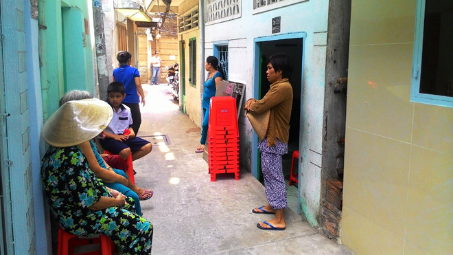 Con hẻm nơi anh Phong truy đuổi trộm bị đâm chết. Ảnh Việt Văn