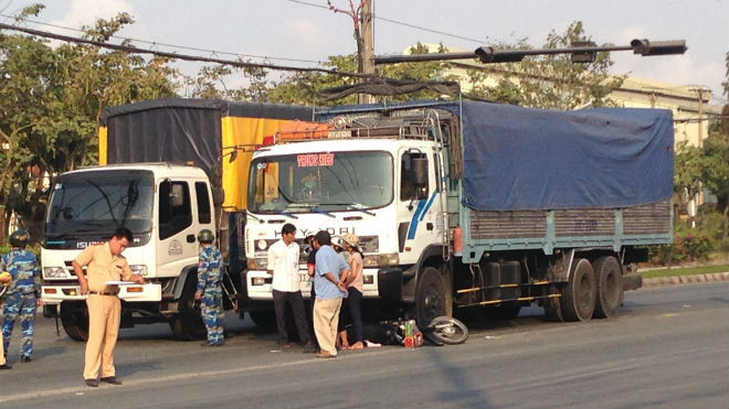 Hiện trường vụ tai nạn