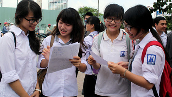 Đề thi sẽ có phần dễ đảm bảo cho thí sinh trả lời được sẽ đỗ tốt nghiệp và phần khó phục vụ công tác tuyển sinh vào ĐH, CĐ. 