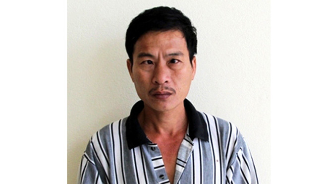 Hải tại cơ quan điều tra (Ảnh: BNA).