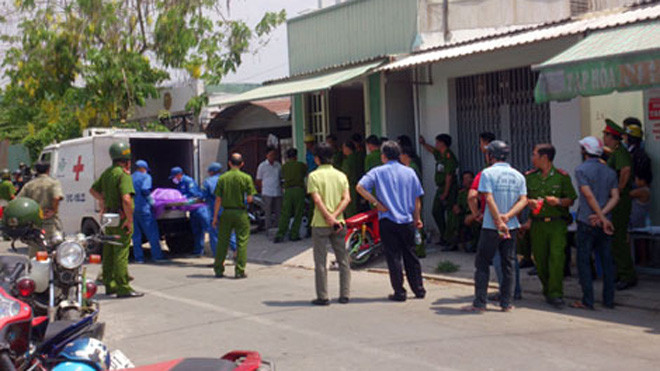 Hiện trường vụ cháy.