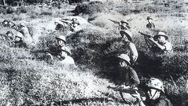 Trận địa dưới chân núi Nài - ảnh tư liệu