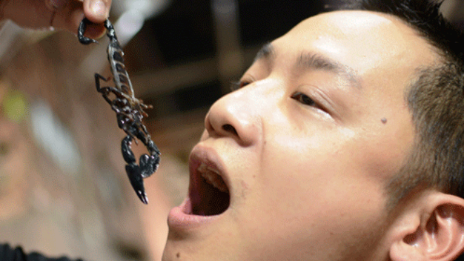 Một thí sinh tham gia cuộc thi.