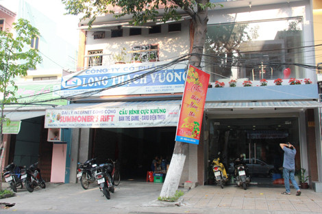 Trụ sở Công ty Song Thạch Vương, hiện trường vụ việc.