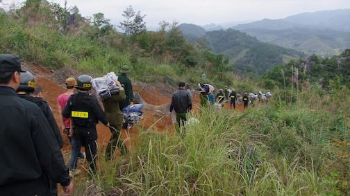 Lực lượng chức năng bắt giữ hàng lậu