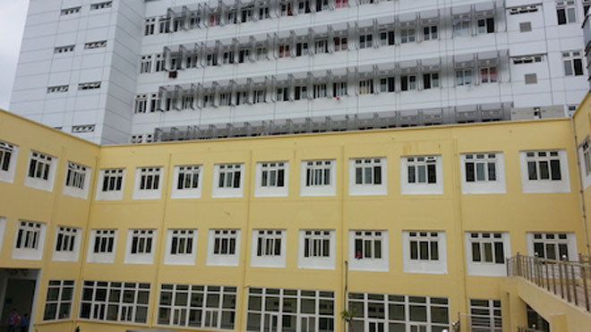 BVĐK Nghệ An mới - nơi bệnh nhân H. nhảy từ tầng 6 xuống.