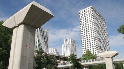 Nhiều dự án BĐS sẽ ăn theo Metro. (Ảnh: D.Anh) 