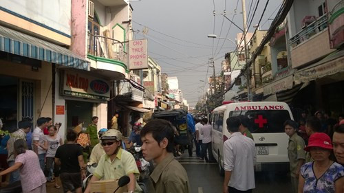 Nhà trọ nơi xảy ra sự việc 